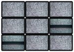 Untuned TV Panels Stock Photo