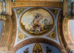 Interior View Of The Parish Church In Ortisei Stock Photo