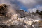 Mammoth Hot Springs Stock Photo