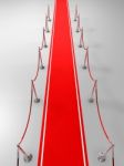 Red Carpet Stock Photo