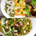 Healthy And Tasty Italian Food Collage Stock Photo