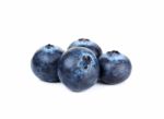 Blueberry Isolated On The White Background Stock Photo