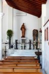 Interior Of The Church Of The Holy Sprit In Los Gigantes Tenerif Stock Photo