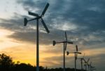 Wind Generators Turbines Stock Photo