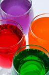 Colourful Glasses Stock Photo