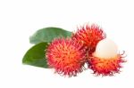 Rambutan Fruit Stock Photo