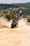 Quad Bike Riders Stock Photo