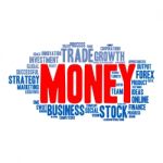 Business & Finance Related Word Cloud Background Stock Photo