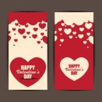 Happy Valentines Day Card And Banner Design Stock Photo