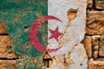 Grunge Flag Of Algeria Stock Photo