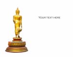 Buddha Statue With Blank Space For Text Stock Photo