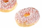 Two Glazed Donuts Stock Photo