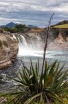 Maruia Waterfall Stock Photo