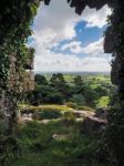 Ancient Ruins At Beeston Castle Stock Photo