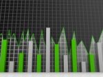 Stock Market Chart. Business Graph Stock Photo