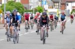 Cyclists Participating In The Velethon Cycling Event In Cardiff Stock Photo