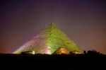 Pyramids Of Giza In Cairo Stock Photo