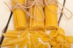 Bunch Of Italian Pasta Type Stock Photo