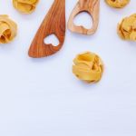 Italian Foods Concept And Menu Design. Various Kind Of Pasta Far Stock Photo