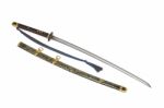 'kai Gunto' : Japanese Marine Sword From World War 2 Stock Photo