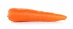 Carrot Isolated On The White Background Stock Photo