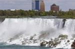 Beautiful Isolated Image Of The Amazing Niagara Waterfall Us Side Stock Photo