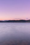 Lake Wivenhoe In Queensland During The Day Stock Photo