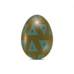 Easter Egg Realistic Color Design  Illustration Stock Photo