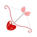 Heart Arrow  Stock Photo