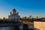 Cathedral Of Christ The Saviour Stock Photo