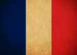 France Flag Drawing ,grunge And Retro Flag Series Stock Photo