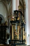 Interior View Of The Collegiate Church Of St Michael In Mondsee Stock Photo