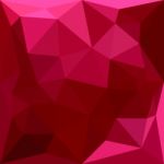 Firebrick Red Abstract Low Polygon Background Stock Photo