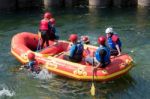 Water Sports At The Cardiff International White Water Centre Stock Photo