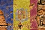 Grunge Flag Of Andorra Stock Photo