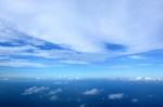 Beautiful Sky And Coud Over The Ocean Stock Photo