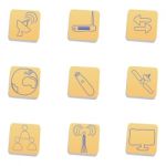 Internet Icons Stock Photo