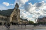 View Of The Station In Metz Lorraine Moselle France Stock Photo