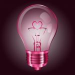 Pink Bulb Stock Photo