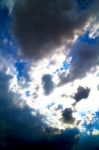 The Tropical Sky In Greece Europe And  Fantastic Stock Photo