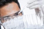 Scientists Are Experimenting Stock Photo