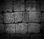 Laterite Wall Stock Photo