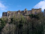 Durham, County Durham/uk - January 19 : View Of The Castle In Du Stock Photo