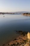 Beaches Near Ferragudo, Portugal Stock Photo