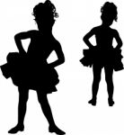 Small Ballerinas Stock Photo