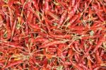 Dried Red Chilli Pepper From Market Street Stock Photo