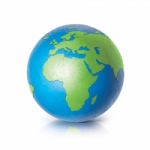 Color Globe 3d Illustration Europe And Africa Map Stock Photo