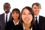 Multi Ethnic Business Team Stock Photo