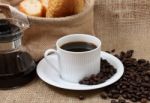 Black Coffee Stock Photo