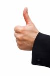 Woman Thumb Up Ok Sign Stock Photo